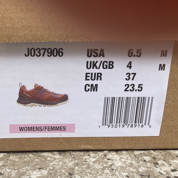 Merrell Siren 4 Traveller | Women's Size 6.5 Hiking Shoe | Nutshell/Velvet - Picture 2 of 7